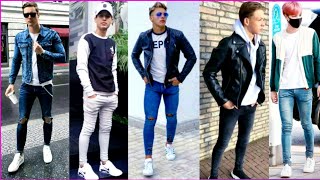 BEST Fitting Jeans Outfit Ideas 2021  Skinny Jeans For Boys  Latest Jeans Style For GuysZHFashion [upl. by Nomelihp]