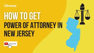 How to Get Power of Attorney in New Jersey  Signing Requirements  EXPLAINED [upl. by Swanson]