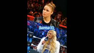 Ronda Rousey VS Charlotte Flair [upl. by Ahsimat]