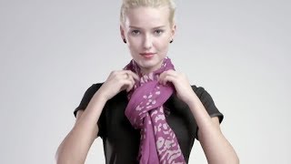 How to Tie a Scarf 4 Scarves 16 Ways [upl. by Sou]