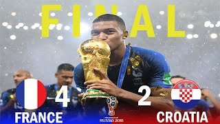 FIFA World Cup Final 2018 France vs Croatia 4x2 All Goals amp Highlights [upl. by Denae782]