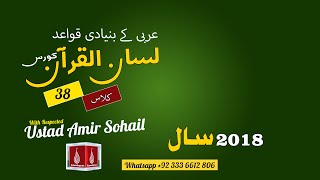 38Lecture LisanulQuran2018Part1 By Amir Sohail [upl. by Mathur]