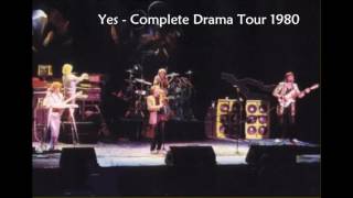 YES  COMPLETE DRAMA TOUR 1980 [upl. by Atima812]