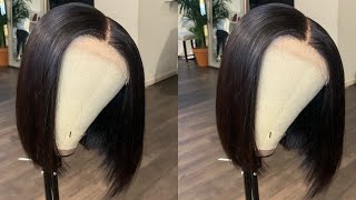 How to cut and style a bob wig beginner friendly [upl. by Adliw105]