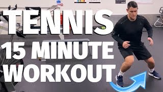 15 Minute Home Workout For Tennis Players [upl. by Sankaran]