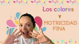 Motricidad Fina  Actividad Para Aprender Los Colores [upl. by Kenimod]