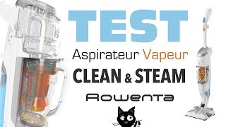 ✦Test amp avis ✦ Aspirateur Nettoyeur Vapeur CLEAN and STEAM ROWENTA [upl. by Leilah788]