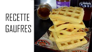 RECETTE de GAUFRES CROUISTILLANTES et MOELLEUSES [upl. by Arytal]