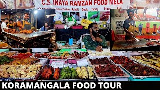 KORAMANGALA FOOD STREET TOUR 2022 II CAMEL MEAT RAMADAN SPECIAL II HIDDEN FOOD STREET IN BANGALORE [upl. by Domenic]