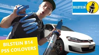 Bilstein B14 PSS Coilovers Install Mk7 GTI MQB [upl. by Adorne]