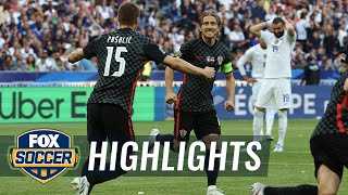 France vs Croatia Highlights  UEFA Nations League  FOX SOCCER [upl. by Letnuhs]