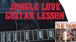 Jungle Love The Time Guitar Tutorial [upl. by Diella278]