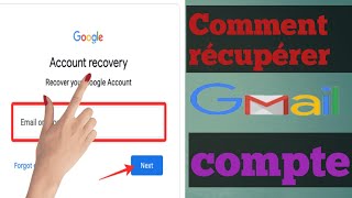 Comment récupérer un compte Gmail Récupération de compte Gmail [upl. by Arenahs]