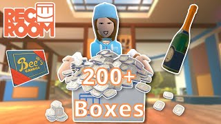 Opening 200 Boxes in the Rec Center  Rec Room [upl. by Aseram46]