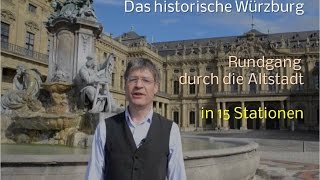 VideoRundgang durch die ALTSTADT von Würzburg [upl. by Yesnel900]