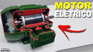 MOTOR elétrico  Como FUNCIONA um motor TRIFÁSICO [upl. by Yartnoed]