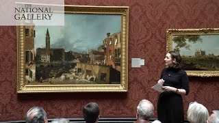 Canaletto view paintings of Venice  National Gallery [upl. by Aicilanna274]