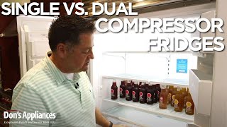 Single Compressor VS Dual Compressor  Refrigerator Types [upl. by Ries]