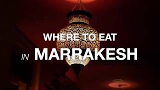 Moroccan food guide  Best places to eat in Marrakech [upl. by Palladin]