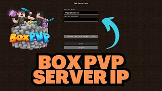 Minecraft BoxPvP Server IP Address [upl. by Leonelle512]