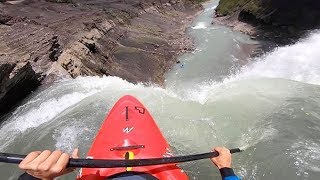 HeartStopping GoPro Video Shows Daredevil Going Over 100Foot Waterfall In Kayak [upl. by Luis]