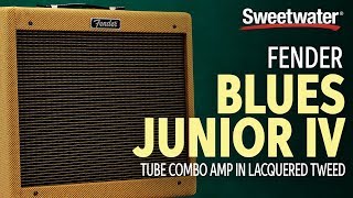 Fender Blues Junior IV Lacquered Tweed Combo Amp Demo [upl. by Tann]