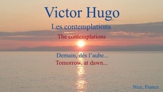 French Poem  Demain dès laube by Victor Hugo  Slow Reading [upl. by Tammie]