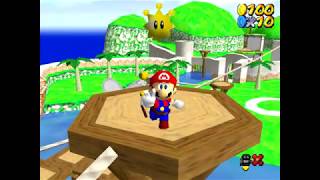 Super Mario Sunshine 64  Course 1 Bianco Hills [upl. by Smaoht642]