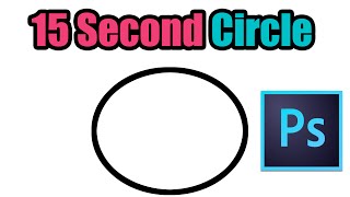 How to Draw  Create Unfilled Circles in Photoshop Fast Tutorial [upl. by Nnyleak]