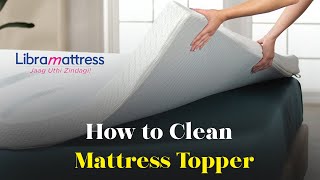 How to Clean Mattress Topper [upl. by Eatnwahs]