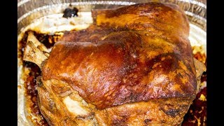 Pork Shoulder Recipe  Pernil with Crispy Skin and Gravy [upl. by Nahsor]