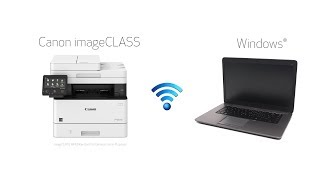 WiFi Setup with a Windows PC for Canon imageCLASS [upl. by Cordula]