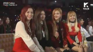 BTS amp Blackpink watching each others performance [upl. by Esydnac]