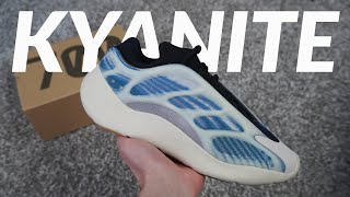 THESE ARE COLD Yeezy 700 V3 Kyanite Review  On Feet [upl. by Rockie]