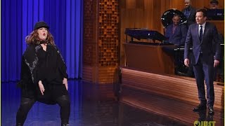 Melissa McCarthy Lip Sync Battles Jimmy Fallon amp Sings Pocahontas [upl. by Ednalrym]