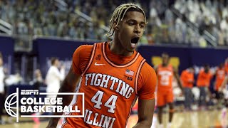 No 4 Illinois dominates No 2 Michigan HIGHLIGHTS  ESPN College Basketball [upl. by Dihgirb585]