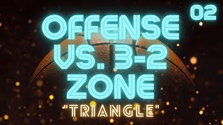 quotTrianglequot Offense vs 32 or 122 Zone Defense [upl. by Bigod808]