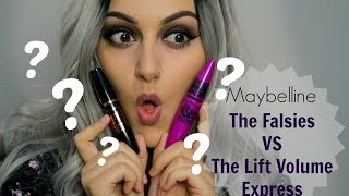 Maybelline The Falsies VS Lift Volume Express  Mascara Review [upl. by Malvia]