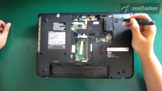 Toshiba Satellite C40 C40D Disassembly [upl. by Fitalludba166]