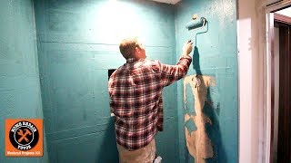 How to Build a WalkIn Shower Part 3  Waterproofing KBRS ShowerSlope [upl. by Meldon]