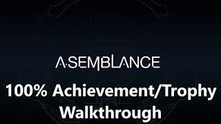 Asemblance Xbox One Achievement Walkthrough [upl. by Remlap]