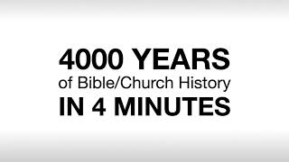 4000 Years of BibleChurch History in 4 Minutes Timeline [upl. by Whorton]