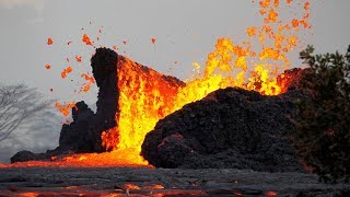 Scenes from the Volcanic Eruption in Hawaii Lava Ash and Toxic Fumes [upl. by Kimmi]