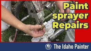 Airless Sprayer Disaster Repair Your Sprayer in 8 Minutes [upl. by Elbam]