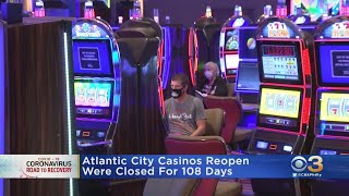 Caesars Ballys And Harrahs Join Other Casinos In Reopening In Atlantic City [upl. by Funk559]