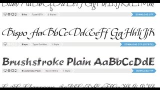 Download Free Fonts  Top 5 Sites [upl. by Sirrap]