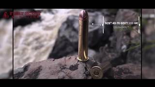 Fort Scott Munitions™ 300 gr 4570 TUI™ vs Clear Ballistics Gel [upl. by Pros]