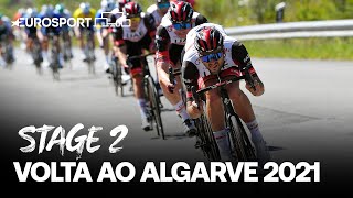 Volta ao Algarve 2021  Stage 2 Highlights  Cycling  Eurosport [upl. by Cindelyn182]