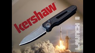 Kershaw® 7550 Launch 11  Almost perfect  Knife Review [upl. by Nellek795]