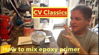 How to properly mix and spray epoxy primer [upl. by Leizar]